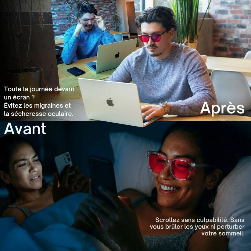 Flowcus® Lunettes Anti Lumière Bleue 2.0 - Unisexe