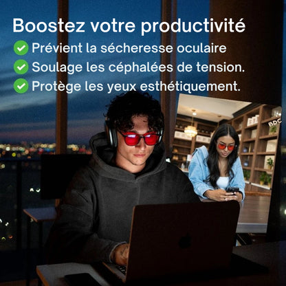 Flowcus® Lunettes Anti Lumière Bleue 2.0 - Unisexe